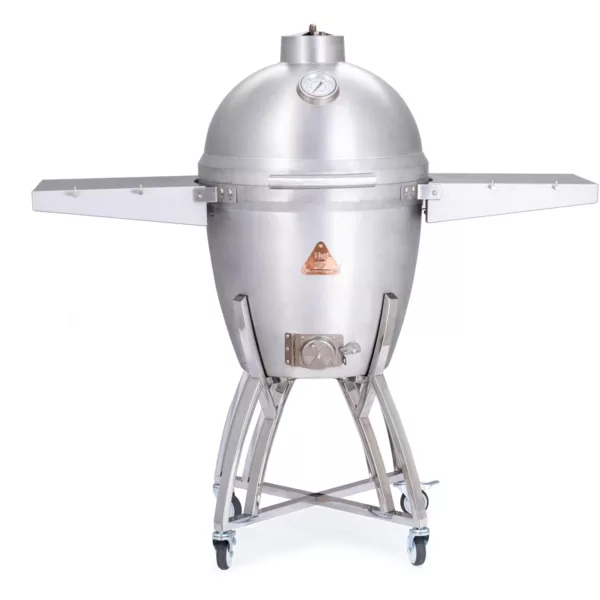 Blaze 20-Inch Cast Aluminum Kamado Grill With Stainless Steel Cart