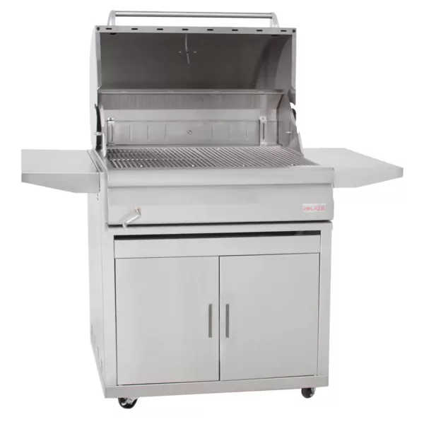 Blaze 32-Inch Freestanding Stainless Steel Charcoal Grill